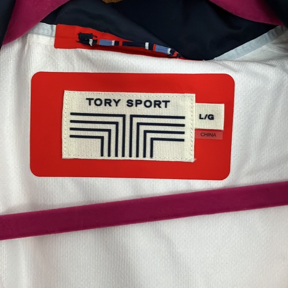 Gently used Tory Burch Sport rain parka! ❤️💗 - Picture 3 of 14